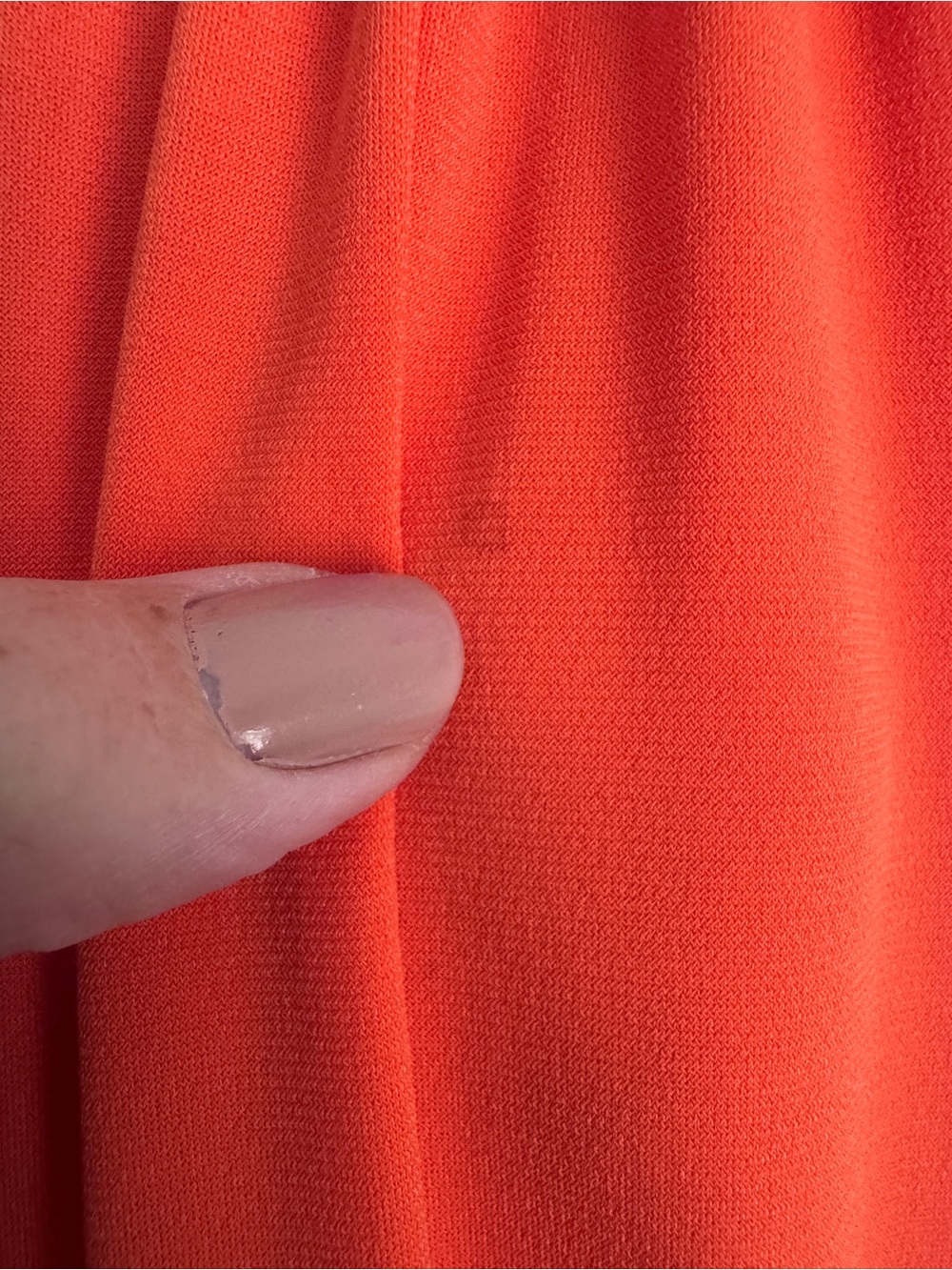 Cache Coral Orange Halter Dress Size 4 Gold Chain Neck Tiered Ruffle Cocktail - Picture 16 of 16